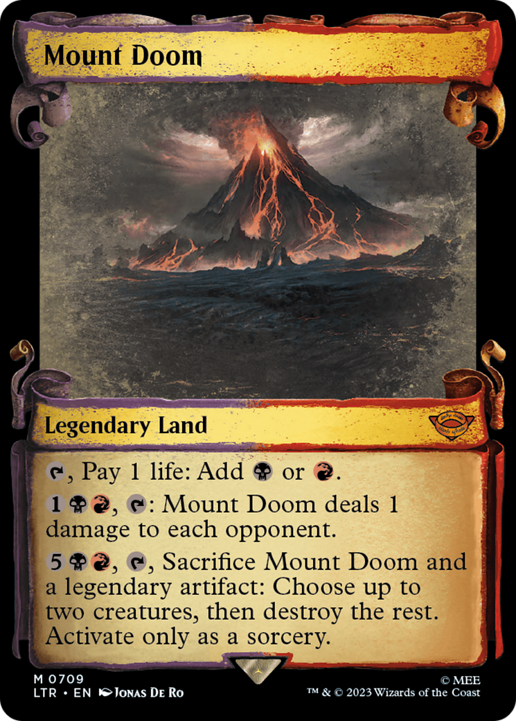 Mount Doom [The Lord of the Rings: Tales of Middle-Earth Showcase Scrolls] | Good Games Cannington