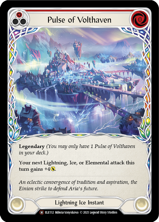 Pulse of Volthaven [U-ELE112] Unlimited Rainbow Foil | Good Games Cannington