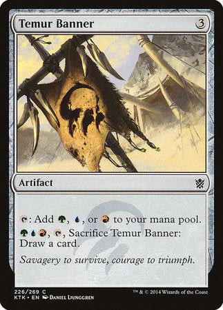 Temur Banner [Khans of Tarkir] | Good Games Cannington