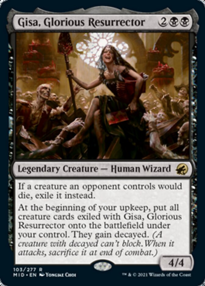 Gisa, Glorious Resurrector [Innistrad: Midnight Hunt] | Good Games Cannington