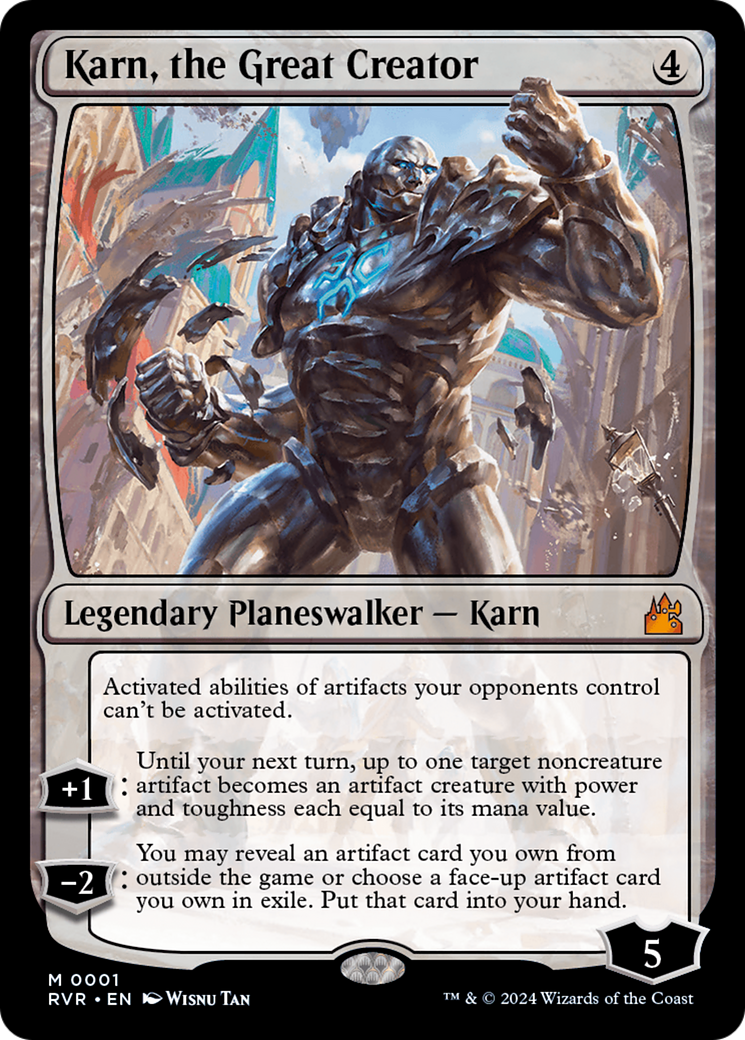 Karn, the Great Creator [Ravnica Remastered] | Good Games Cannington