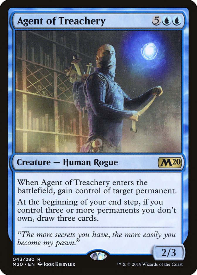 Agent of Treachery [Core Set 2020] | Good Games Cannington