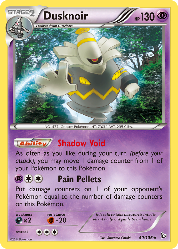 Dusknoir (40/106) [XY: Flashfire] | Good Games Cannington