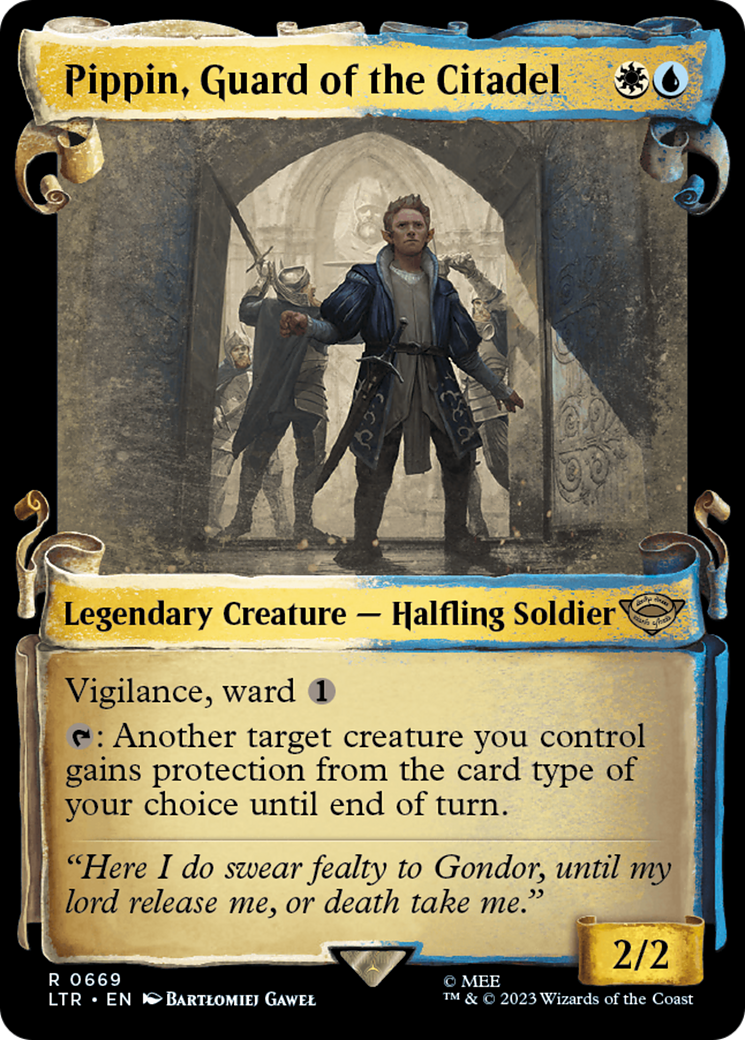 Pippin, Guard of the Citadel [The Lord of the Rings: Tales of Middle-Earth Showcase Scrolls] | Good Games Cannington