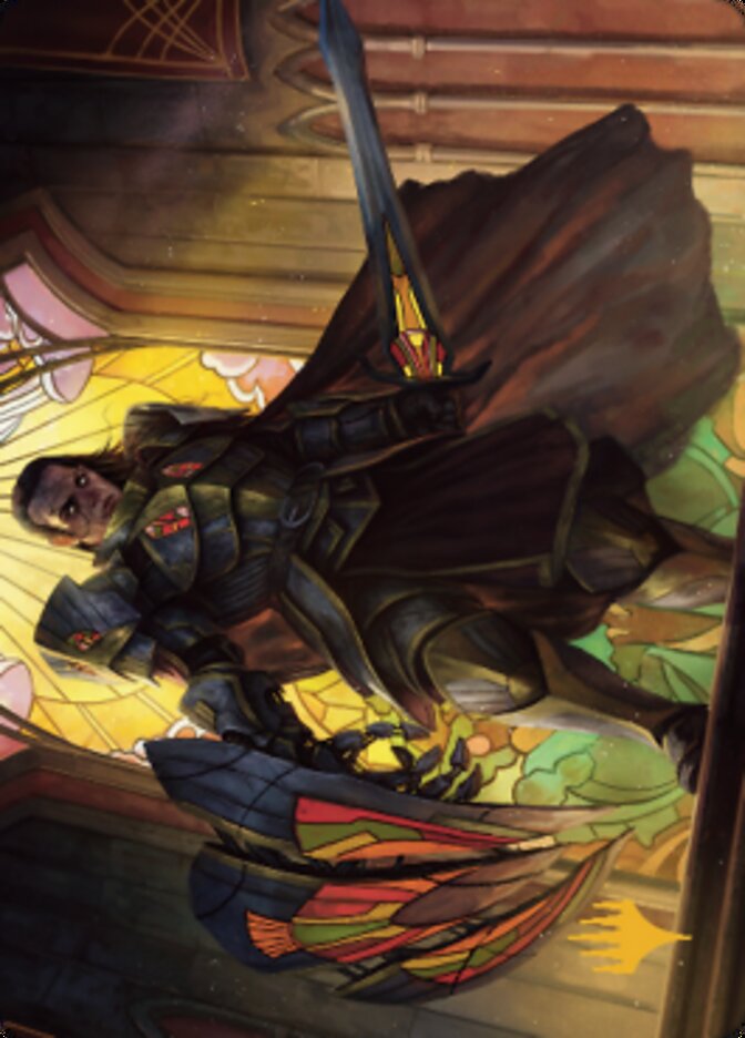 Benalish Sleeper Art Card (Gold-Stamped Signature) [Dominaria United Art Series] | Good Games Cannington