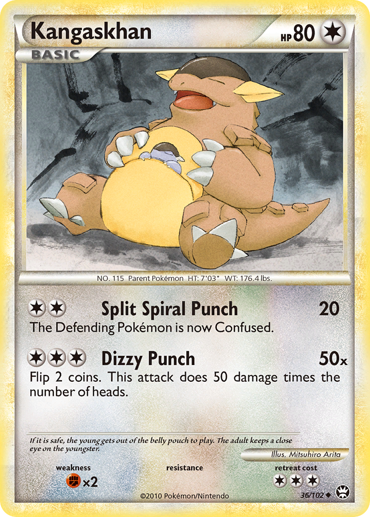 Kangaskhan (36/102) [HeartGold & SoulSilver: Triumphant] | Good Games Cannington