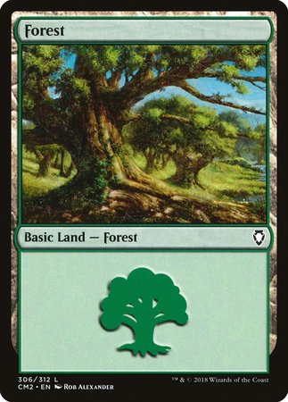 Forest (306) [Commander Anthology Volume II] | Good Games Cannington