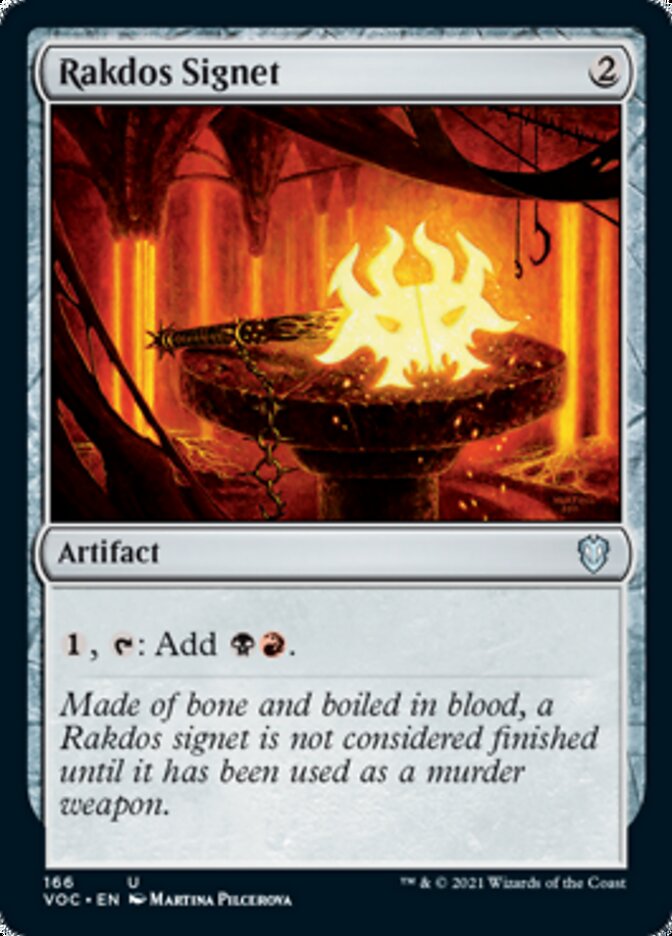 Rakdos Signet [Innistrad: Crimson Vow Commander] | Good Games Cannington
