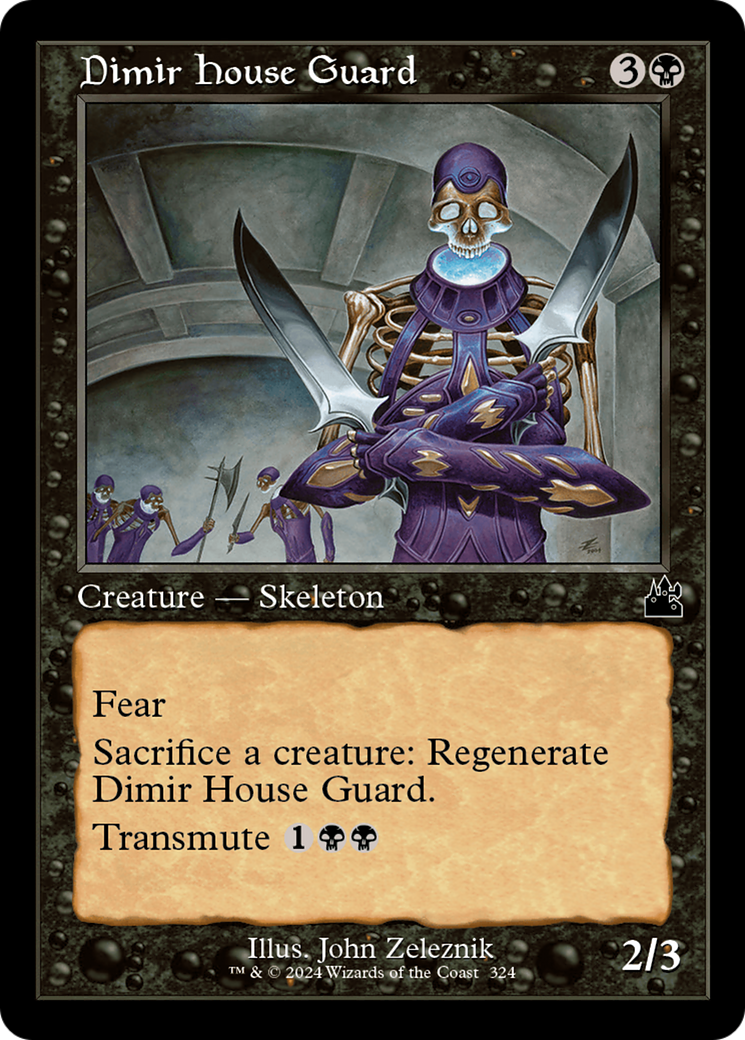 Dimir House Guard (Retro Frame) [Ravnica Remastered] | Good Games Cannington