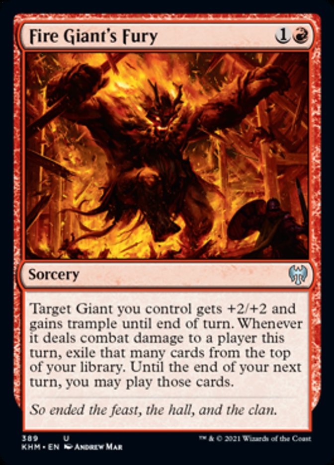 Fire Giant's Fury [Kaldheim] | Good Games Cannington