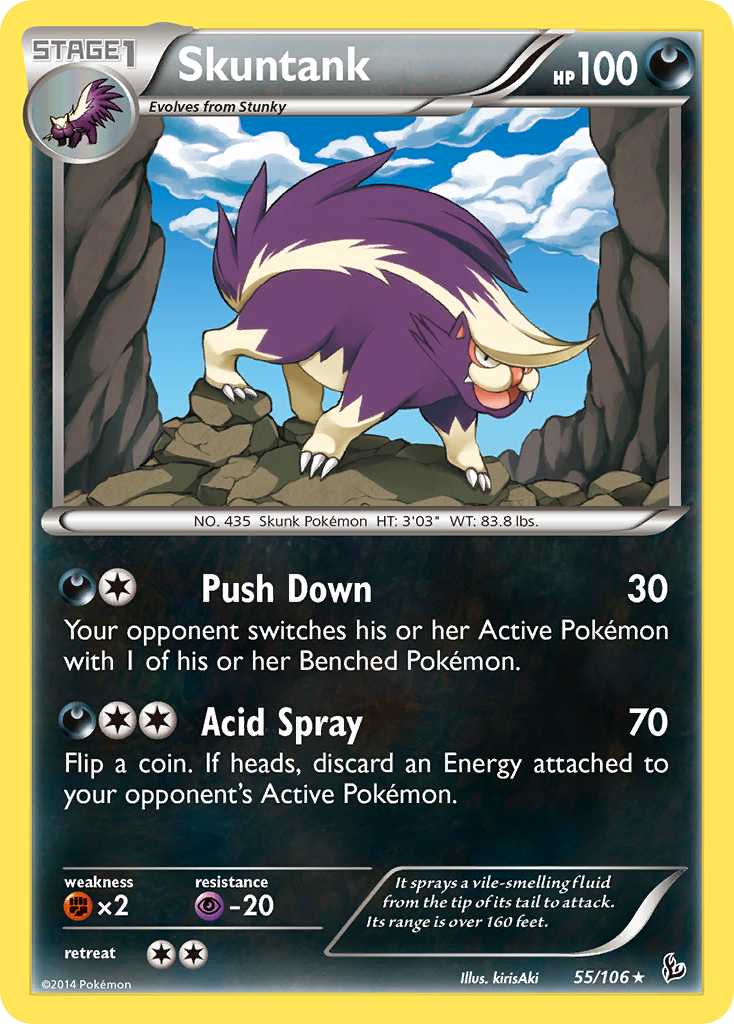Skuntank (55/106) [XY: Flashfire] | Good Games Cannington