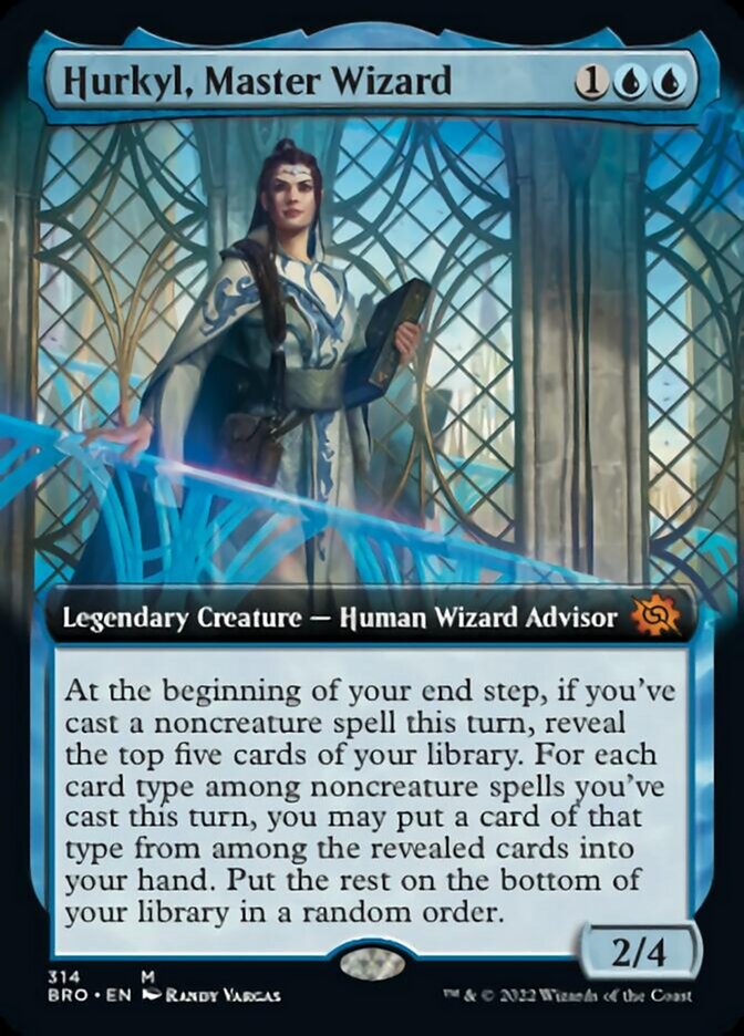 Hurkyl, Master Wizard (Extended Art) [The Brothers' War] | Good Games Cannington