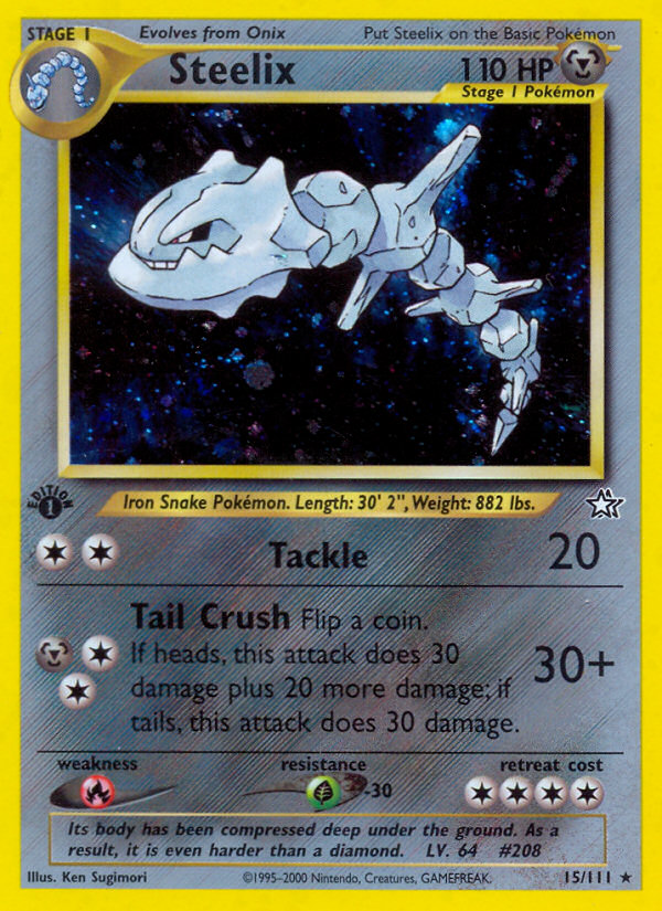 Steelix (15/111) [Neo Genesis 1st Edition] | Good Games Cannington