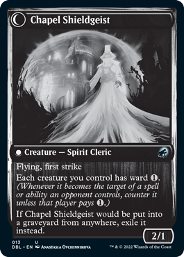 Chaplain of Alms // Chapel Shieldgeist [Innistrad: Double Feature] | Good Games Cannington