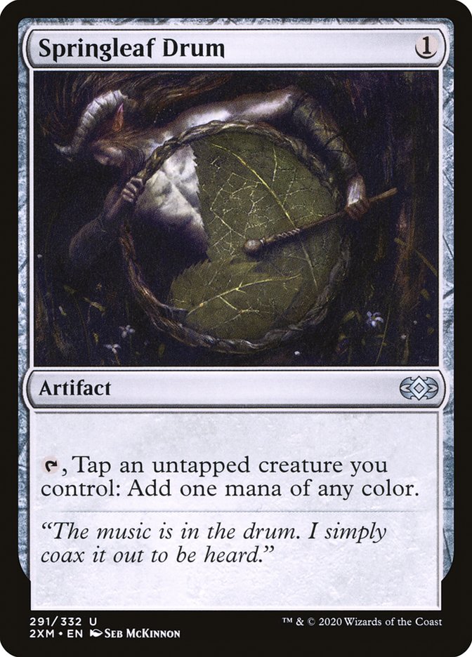 Springleaf Drum [Double Masters] | Good Games Cannington