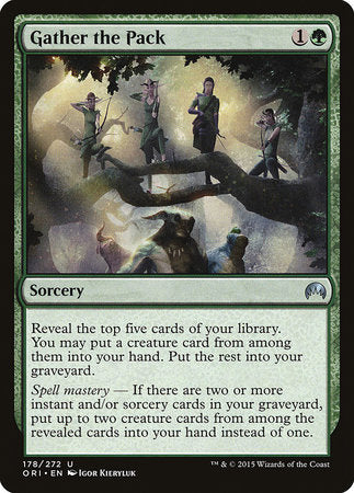 Gather the Pack [Magic Origins] | Good Games Cannington