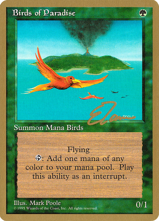 Birds of Paradise (Eric Tam) [Pro Tour Collector Set] | Good Games Cannington