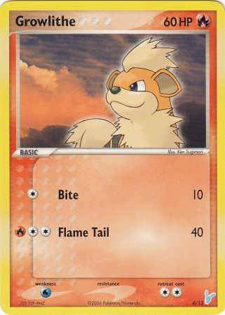 Growlithe (4/12) [EX: Trainer Kit 2 - Minun] | Good Games Cannington