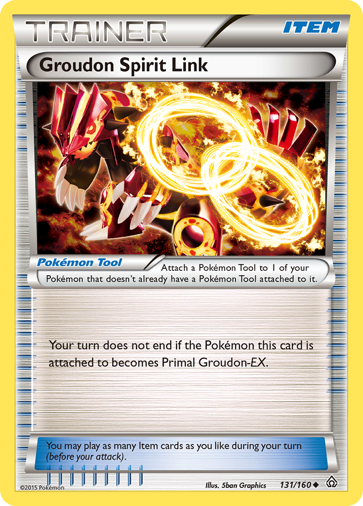 Groudon Spirit Link (131/160) [XY: Primal Clash] | Good Games Cannington