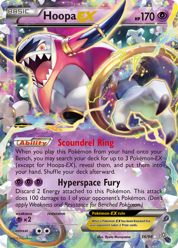 Hoopa EX (36/98) [XY: Ancient Origins] | Good Games Cannington