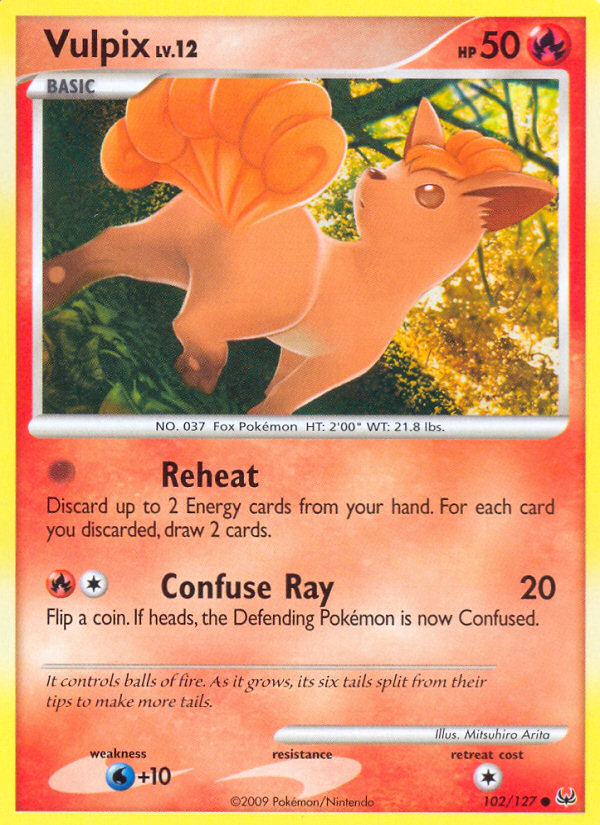 Vulpix (102/127) [Platinum: Base Set] | Good Games Cannington