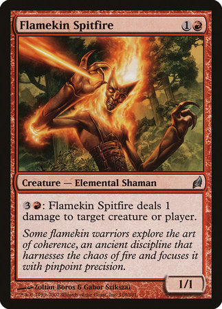 Flamekin Spitfire [Lorwyn] | Good Games Cannington