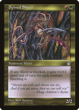 Spined Sliver [Stronghold] | Good Games Cannington