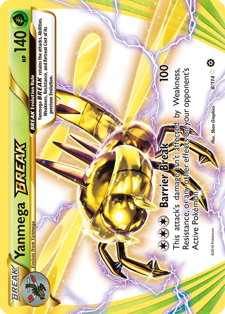 Yanmega BREAK (8/114) [XY: Steam Siege] | Good Games Cannington