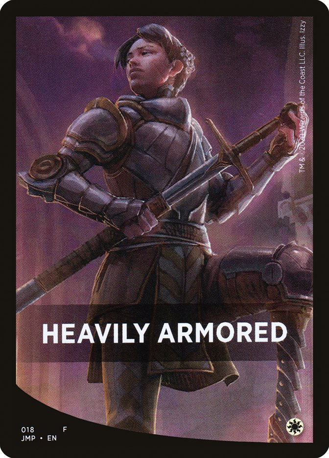 Heavily Armored Theme Card [Jumpstart Front Cards] | Good Games Cannington