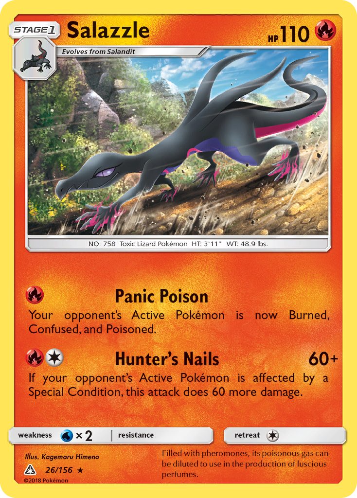 Salazzle (26/156) [Sun & Moon: Ultra Prism] | Good Games Cannington