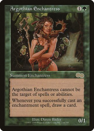 Argothian Enchantress [Urza's Saga] | Good Games Cannington