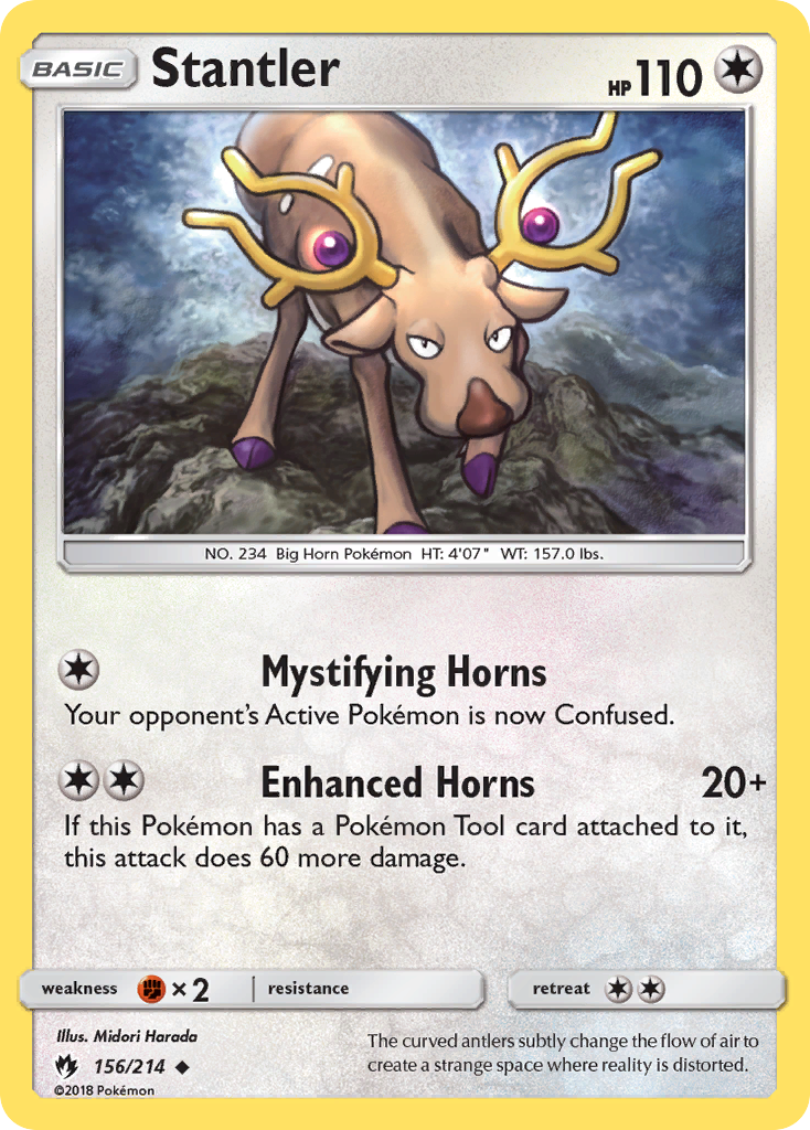 Stantler (156/214) [Sun & Moon: Lost Thunder] | Good Games Cannington