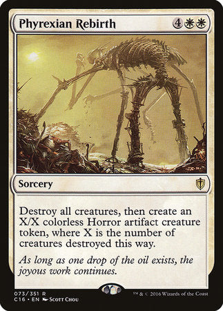 Phyrexian Rebirth [Commander 2016] | Good Games Cannington