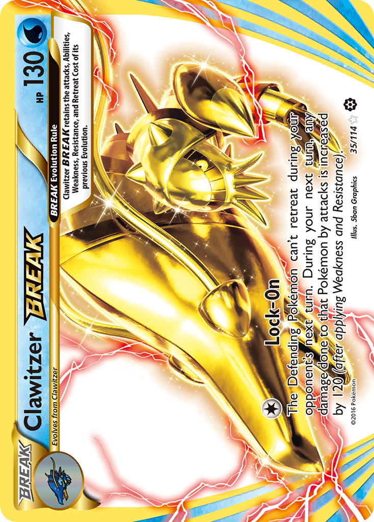Clawitzer BREAK (35/114) [XY: Steam Siege] | Good Games Cannington