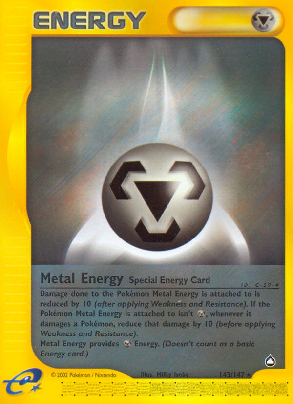Metal Energy (143/147) [Aquapolis] | Good Games Cannington