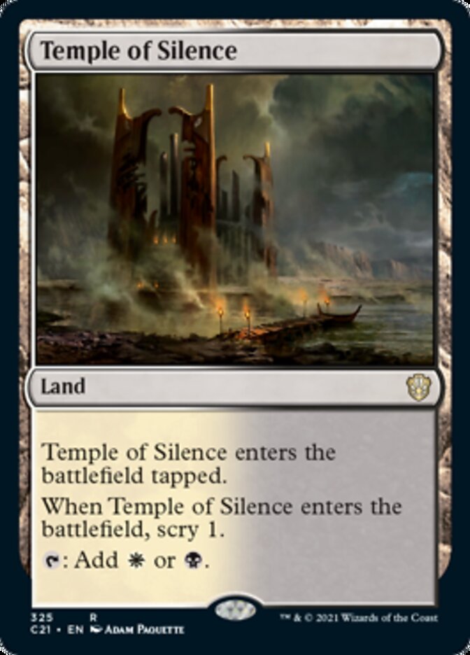 Temple of Silence [Commander 2021] | Good Games Cannington