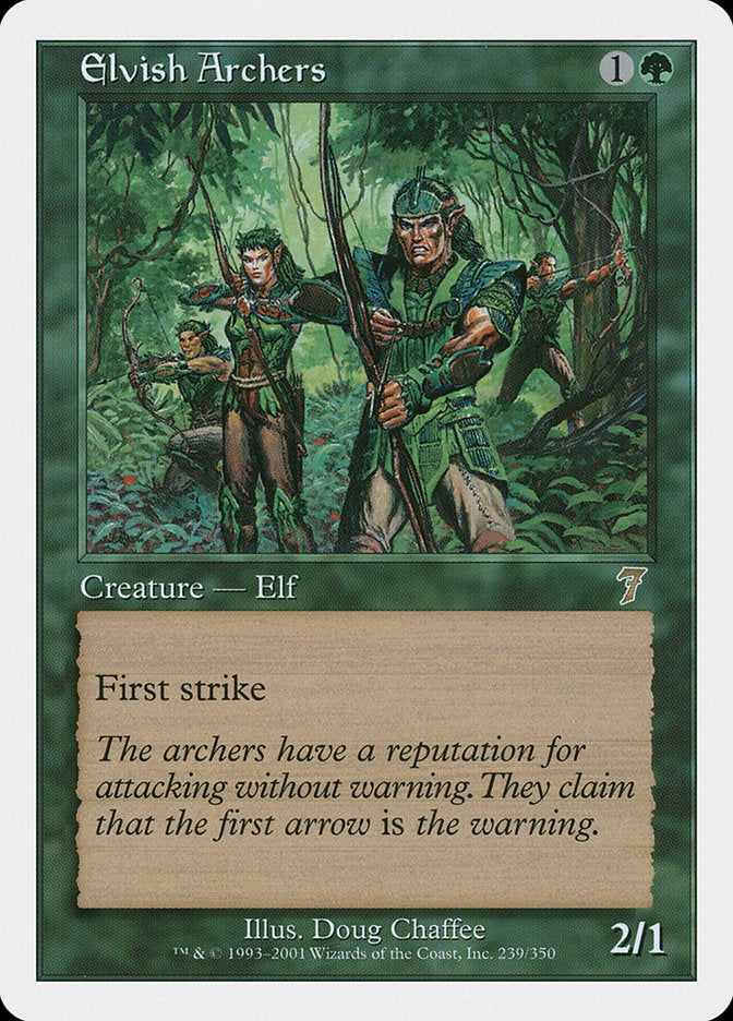 Elvish Archers [Seventh Edition] | Good Games Cannington