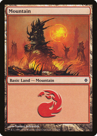 Mountain (172) [New Phyrexia] | Good Games Cannington