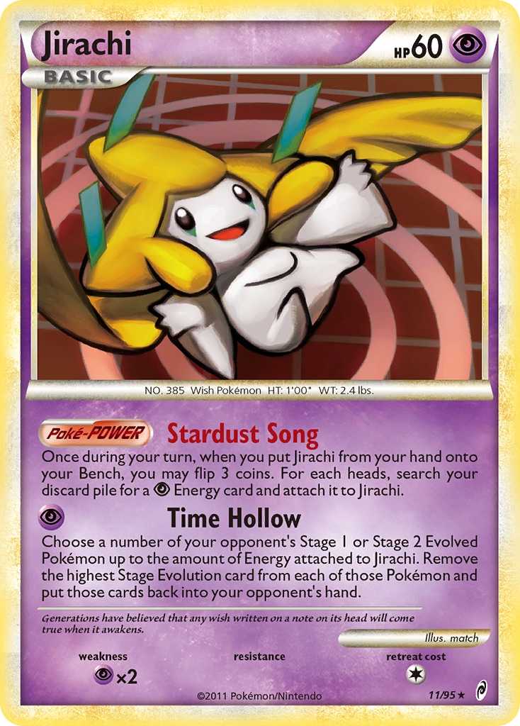 Jirachi (11/95) [HeartGold & SoulSilver: Call of Legends] | Good Games Cannington