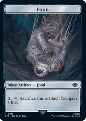 Ballistic Boulder // Food Token (11) Double-Sided Token [The Lord of the Rings: Tales of Middle-Earth Tokens] | Good Games Cannington