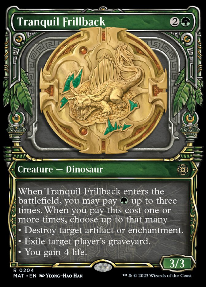 Tranquil Frillback (Showcase Halo Foil) [March of the Machine: The Aftermath] | Good Games Cannington