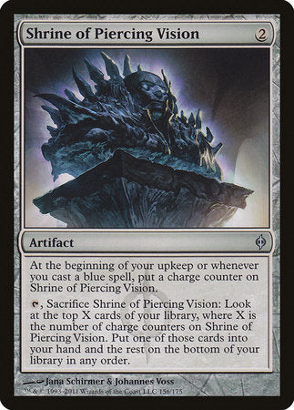 Shrine of Piercing Vision [New Phyrexia] | Good Games Cannington
