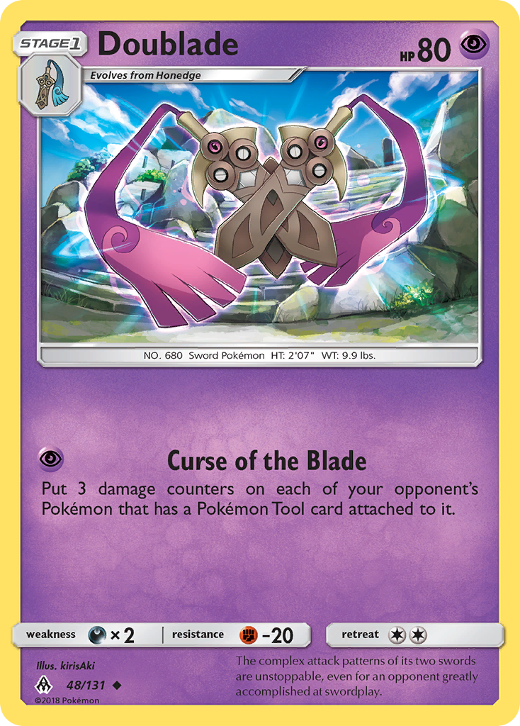 Doublade (48/131) [Sun & Moon: Forbidden Light] | Good Games Cannington