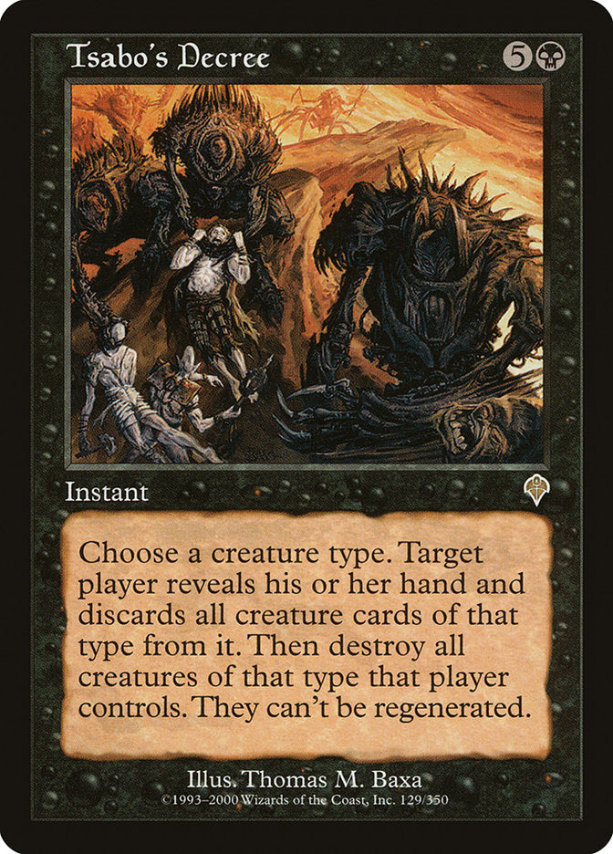 Tsabo's Decree [Invasion] | Good Games Cannington