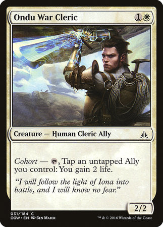 Ondu War Cleric [Oath of the Gatewatch] | Good Games Cannington