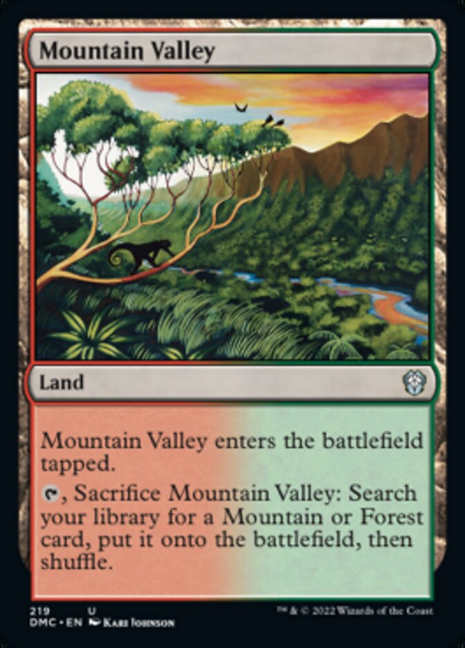 Mountain Valley [Dominaria United Commander] | Good Games Cannington
