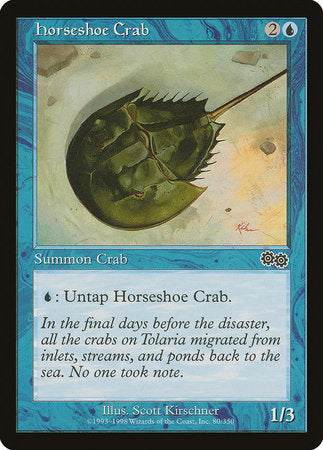 Horseshoe Crab [Urza's Saga] | Good Games Cannington