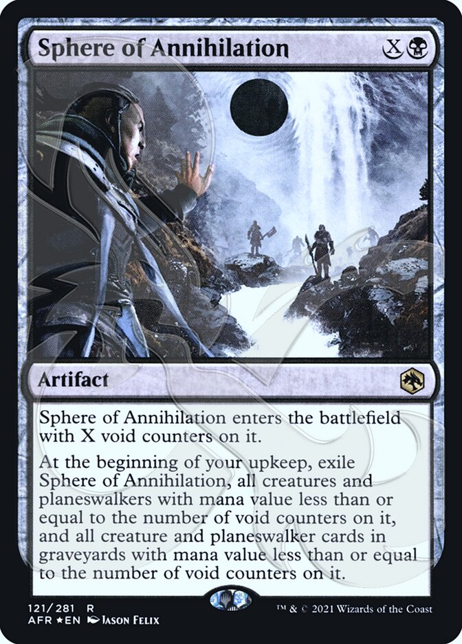 Sphere of Annihilation (Ampersand Promo) [Dungeons & Dragons: Adventures in the Forgotten Realms Promos] | Good Games Cannington