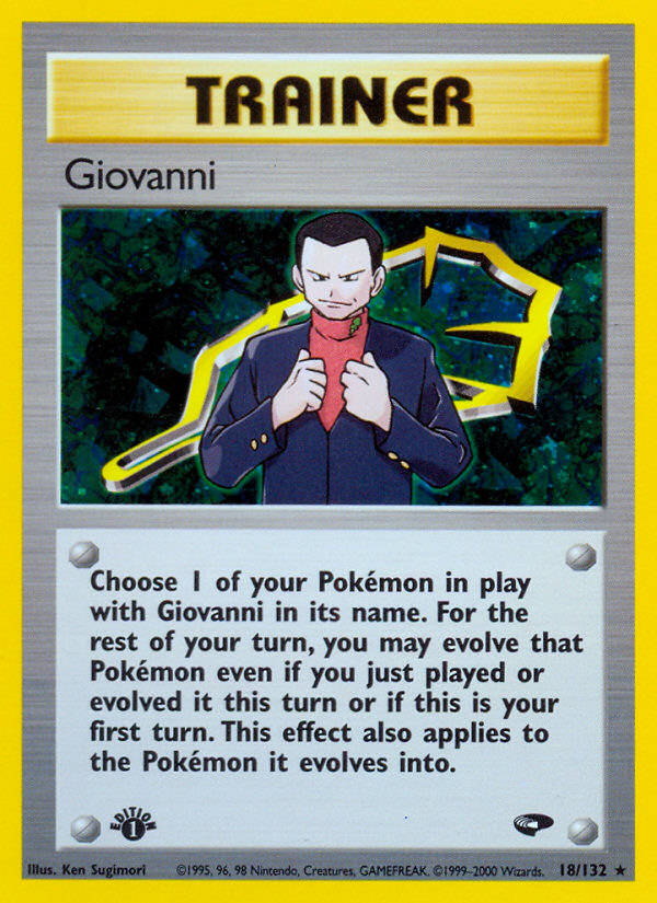 Giovanni (18/132) [Gym Challenge 1st Edition] | Good Games Cannington