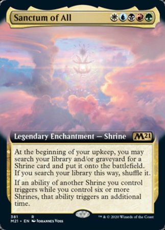 Sanctum of All (Extended Art) [Core Set 2021] | Good Games Cannington